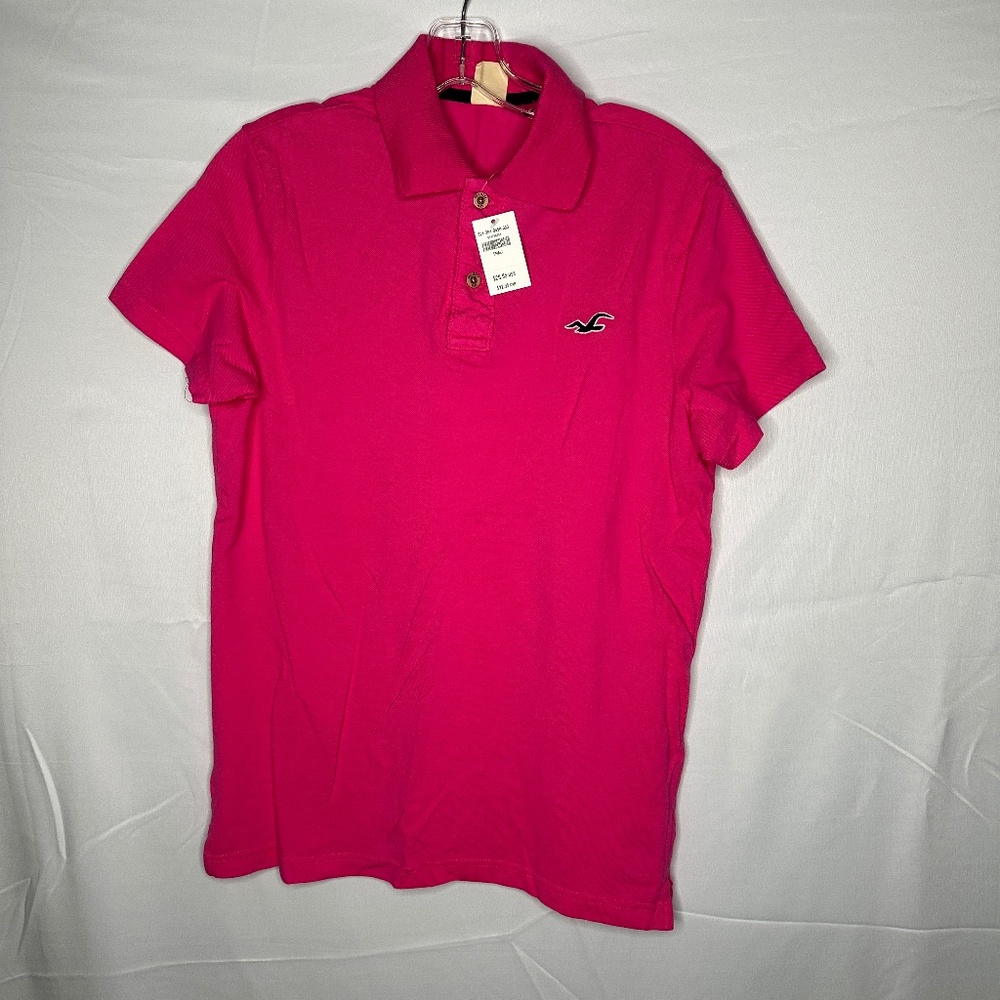 Hollister Pink Short Sleeve Polo
